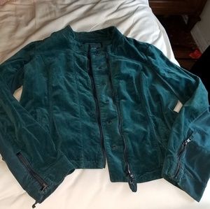 Utility jacket, NWOT,szXL, blue-green